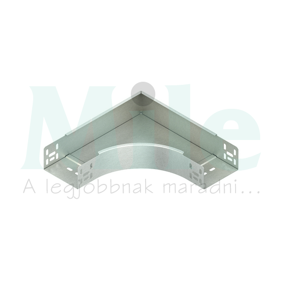 Kábeltálca 90° idom 100mm x 110mm-mag. 90° merítetten horganyzott acél RES 110100 F Niedax